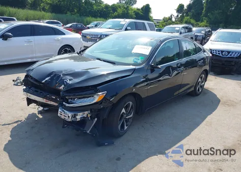 2022 Honda Insight Ex from USA, damaged, VIN 19XZE4F54NE012542
